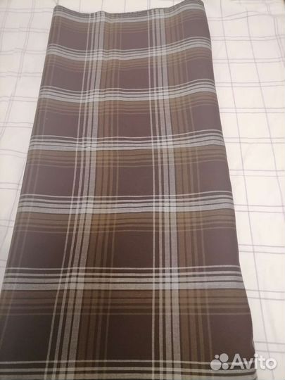 Отрез ткани шерсть, шотландка, 4 метра