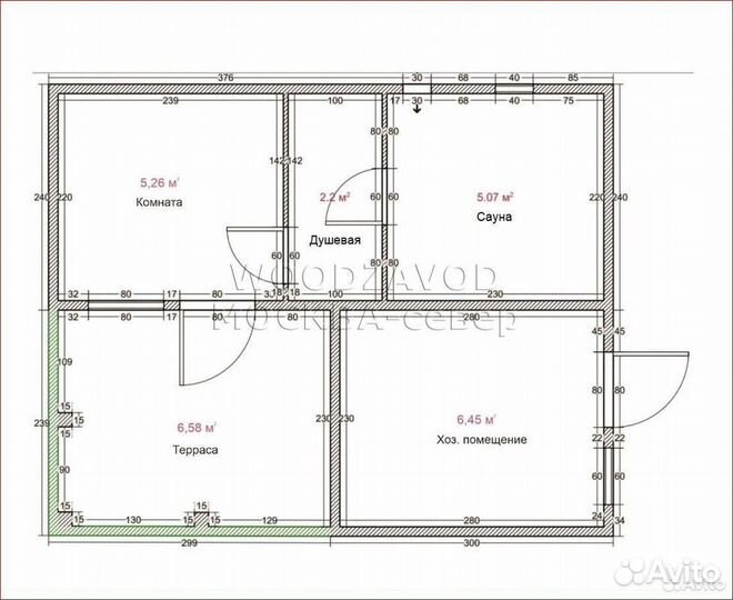 Дом 6х4,8 DO-5528