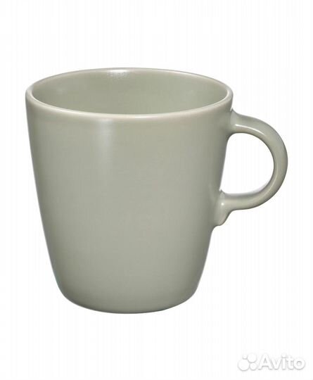 Кружка IKEA Фэргклар 370 мл. зеленый