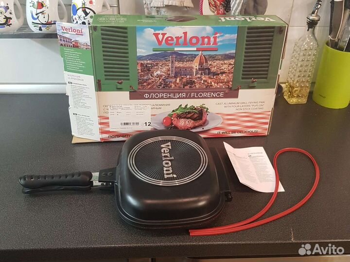 Сковорода-гриль двухстороняя Флоренция