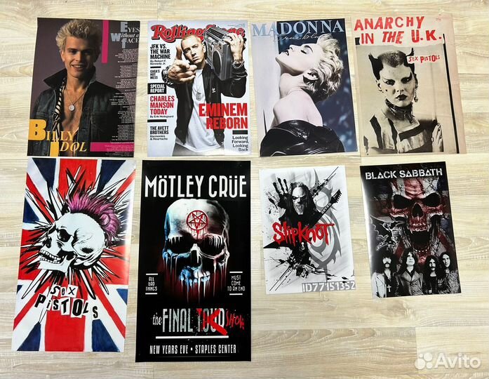 Постеры музыкальных групп