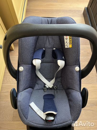 Автолюлька maxi cosi pebble plus с базой isofix