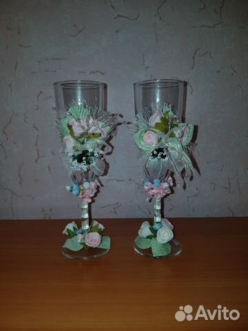 Свадебные аксессуары Бокалы