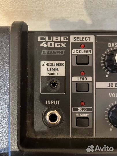 Гитарный усилитель cube-40GX