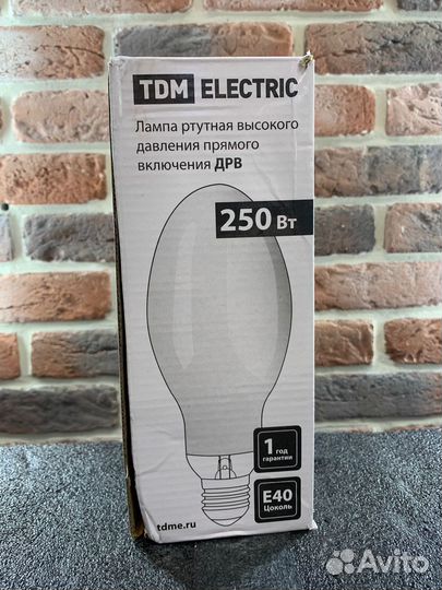 Лампа газоразрядная TDM electric SQ0325-0020, E40, 250 Вт, 4500 К