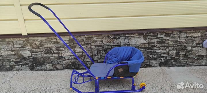 Детские санки с колесами