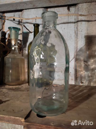 Старинные бутылки аптечные