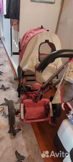 Прогулочная коляска для двойни бу