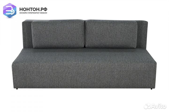 Диван еврокнижка Норд без боковин серый