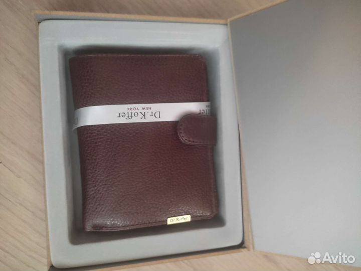 Кошелек мужской кожаный новый