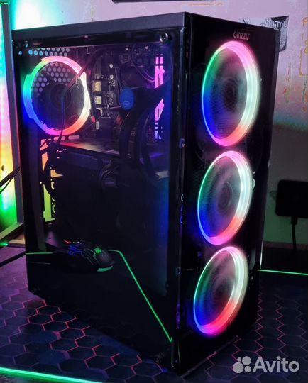 Игровой пк i3-10100f/RTX 2060/16озу/500ssd