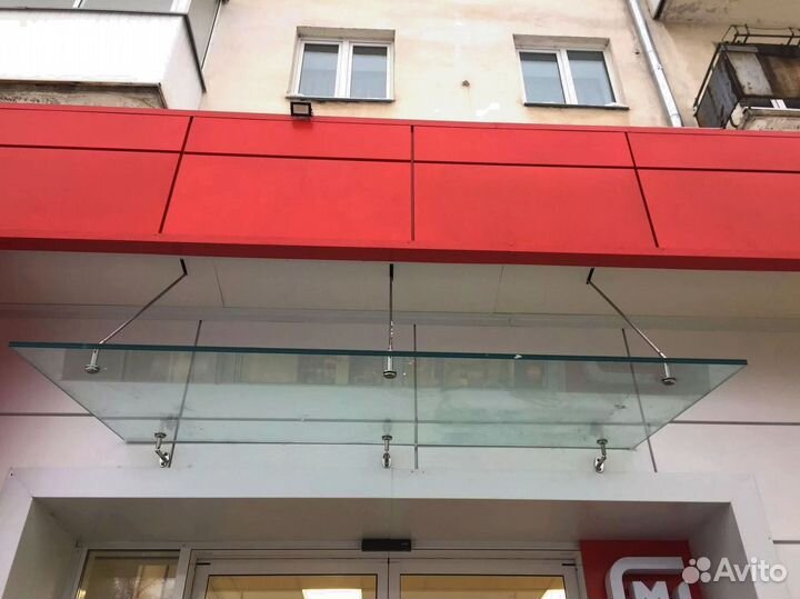 Стеклянные навесы