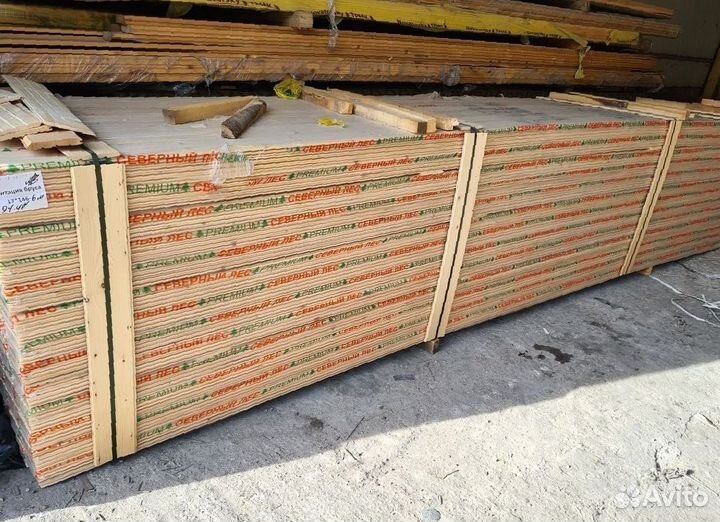 Имитация бруса из лиственницы Экстра 20x143x5.0