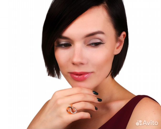 Золотое кольцо с бриллиантами 0.30ct Montblanc