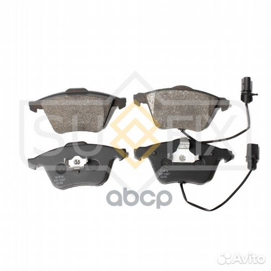 Колодки тормозные дисковые перед прав/лев ;A