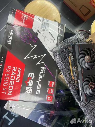 Видеокарта Sapphire rx6600xt pulse8GB Пам Samsung