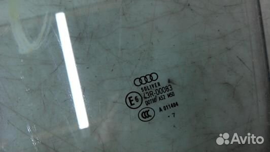 Стекло двери передней левой audi A6 C6 (73Z02EO01)