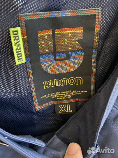 Сноубордические штаны burton xl