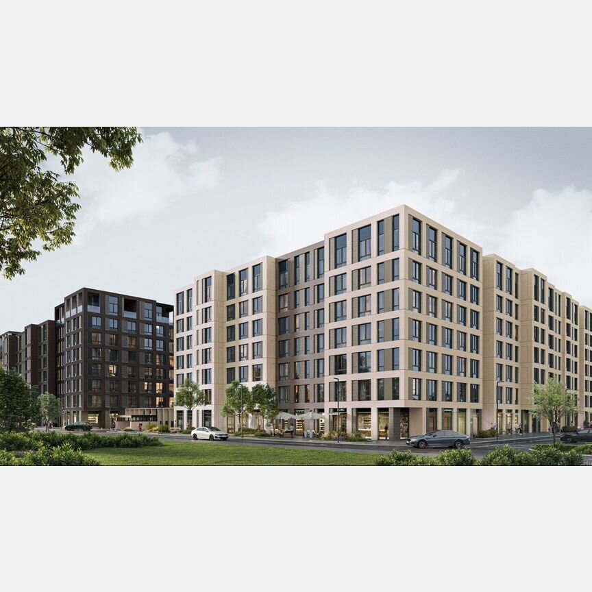 Квартира-студия, 35,1 м², 4/8 эт.