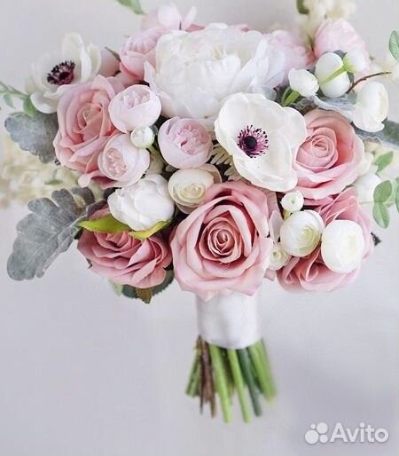 Свадебный букет невесты Букет дублер розовый