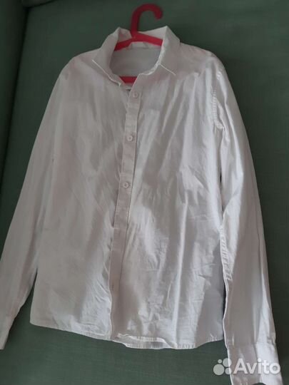 Рубашка школьная 164 170 для мальчика