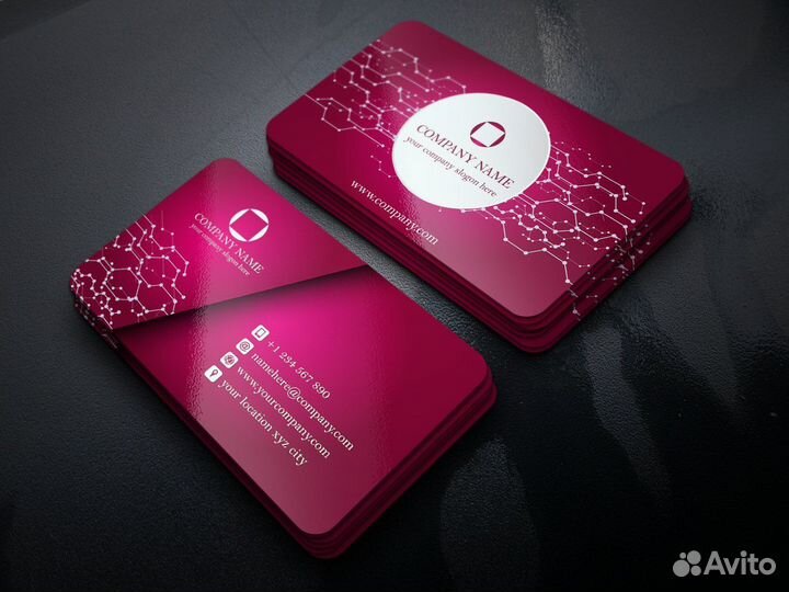 Полиграфия визитки, дизайн визиток, Доставка