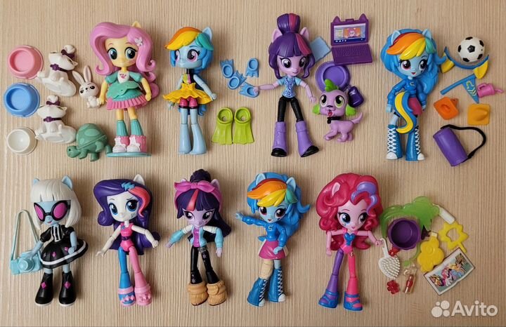 My little Pony Equestria Girls minis