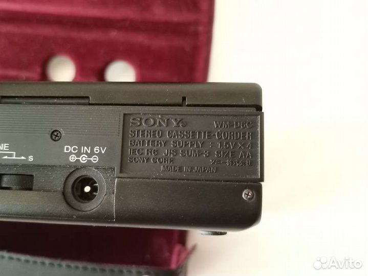 Sony wm-d6c professional