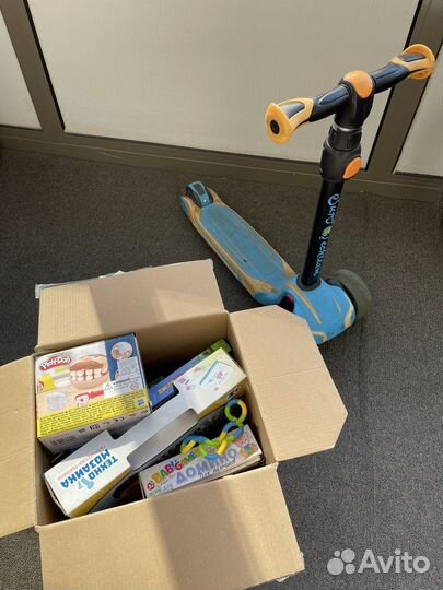 Самокат и развивашки