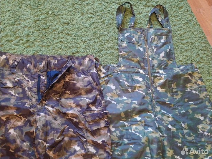 Комбинезон в камуфляже орех