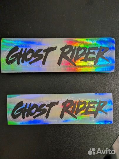 Голографические наклейки Ghost rider