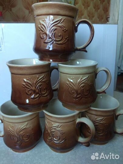 Набор кружек керамика 6 штук