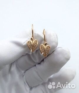 Золотые серьги