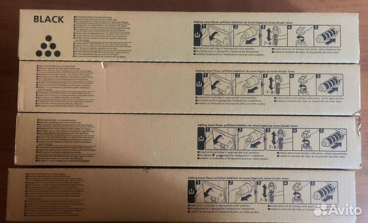 Новые оригинальные картриджи Ricoh MP C2503h