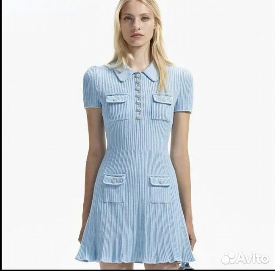 Платье трикотажное zara