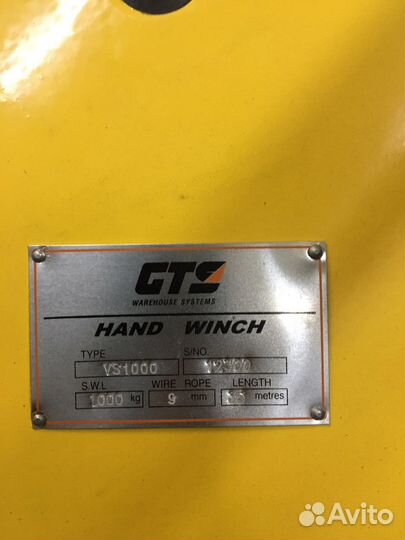 Лебедка ручная барабанная