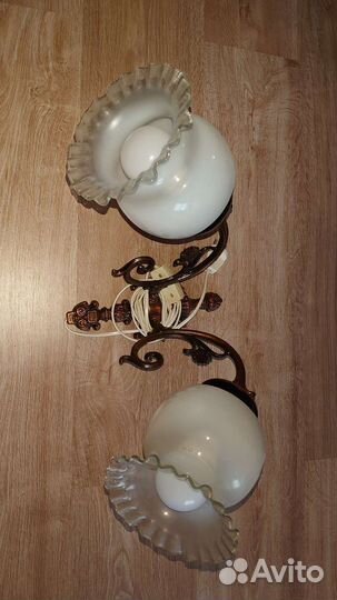 Люстра + 2 бра