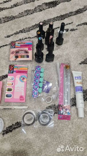 Маникюрный набор с лампой