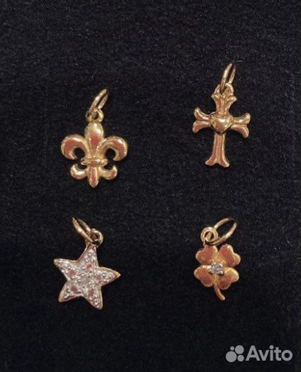 Набор кулончиков с брилиантами.Серебро 925-й пробы