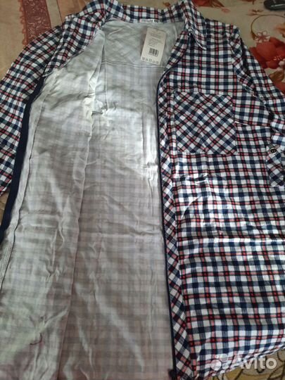 Рубашка в клетку женская новая