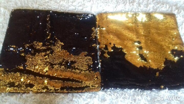 Наволочки с пайетками антистресс декоративные