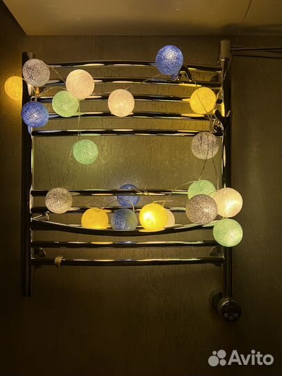 Шарики с лампочками (гирлянда) интерьерная