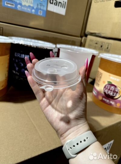 Плотные крышки для бабл ти