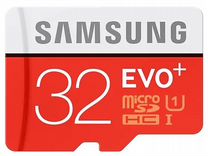 Карта памяти Samsung EVO Plus microSD 32гб