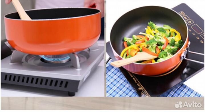 Сковорода туристическая кемпинговая сотейник