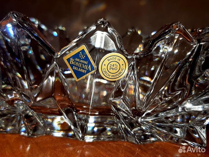 Хрустальная пепельница 