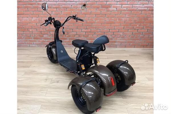 Электроскутер Citycoco трехколесный