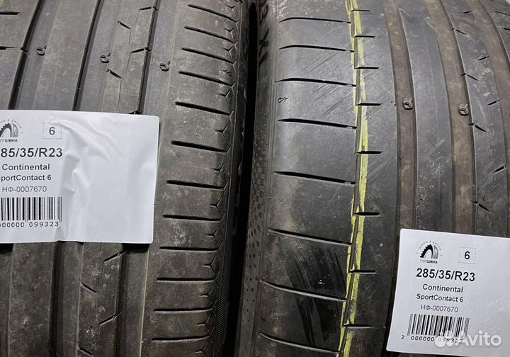 Continental SportContact 6 285/35 R23 94Y