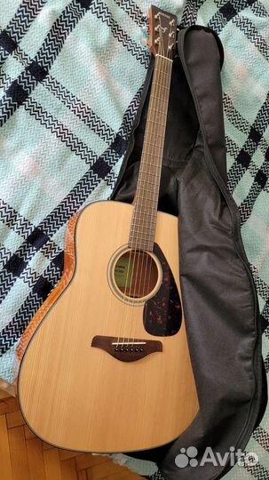 Акустическая гитара Yamaha FG800 N+ стойка, чехол
