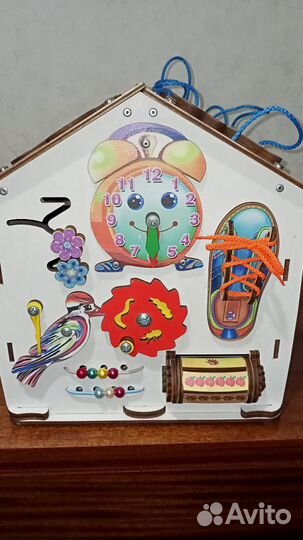 Бизиборд домик со светом